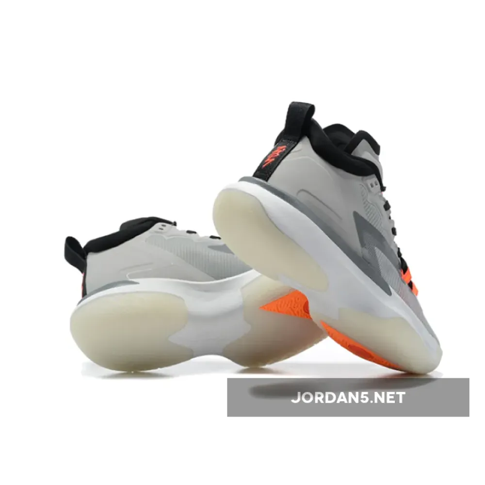 Jordan Zion 1 Wolf Grey/Black-Orange