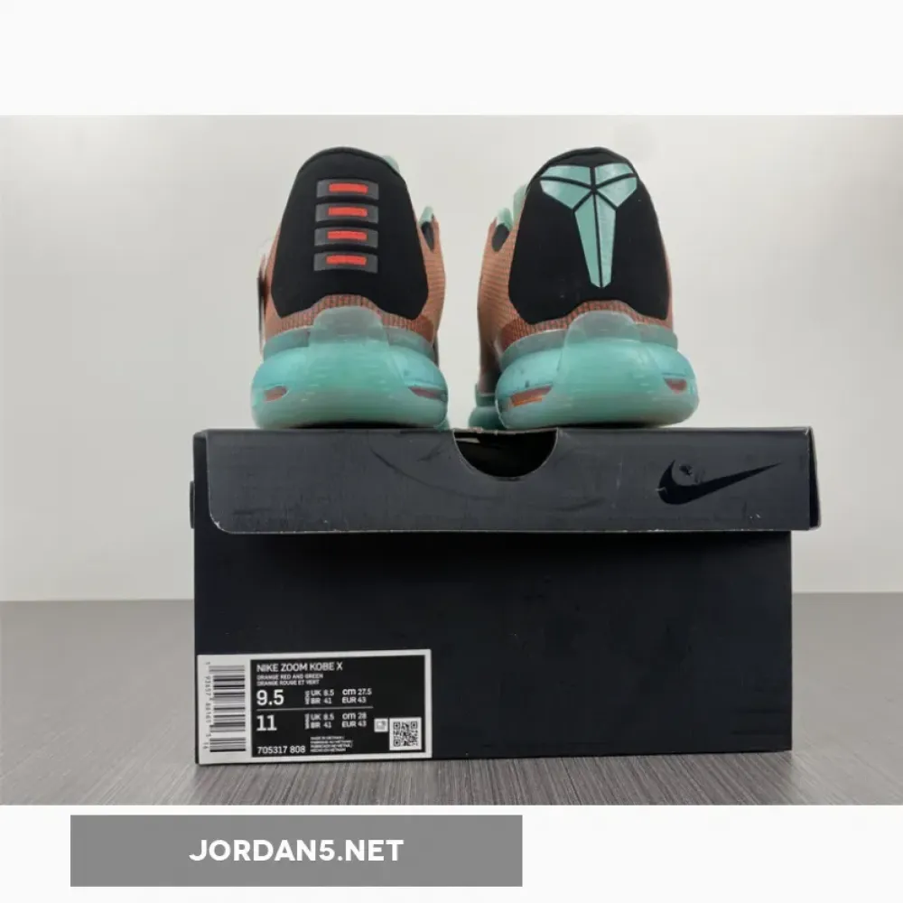Nike Kobe 10 “Easter” Hot Lava/Black-Sunset Glow  705317-808