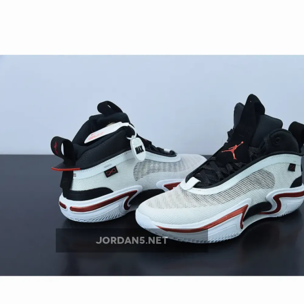 Air Jordan 36 “Psychic Energy” White Red Black  CZ2650-100