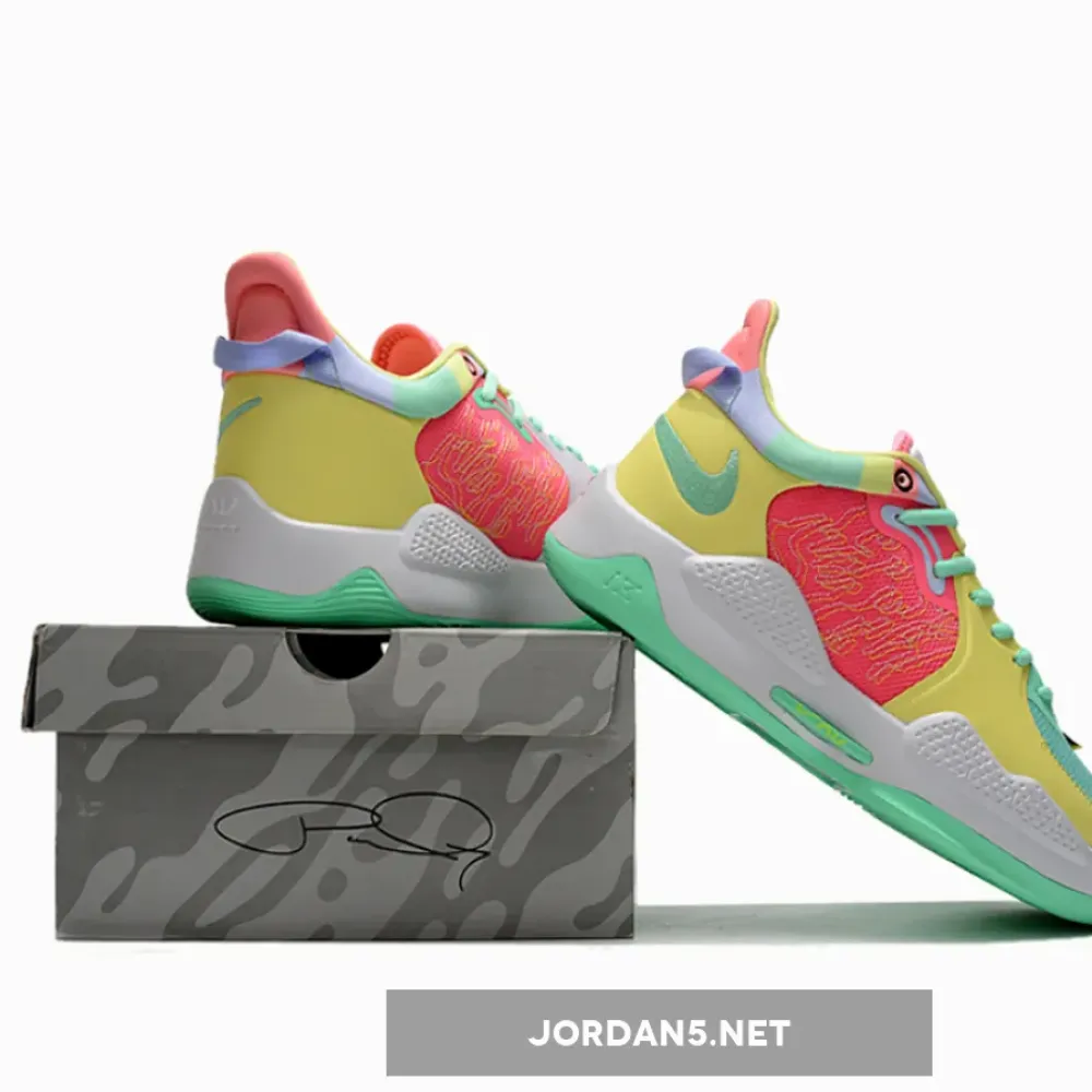 Nike PG 5 “Daughters” Green Glow/White-Sunset Pulse-Black  CW3143-301