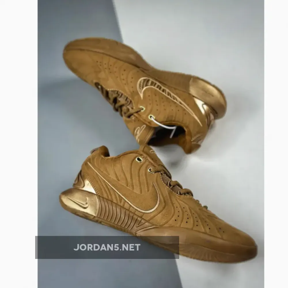 Nike LeBron 21 Brown Gold PE