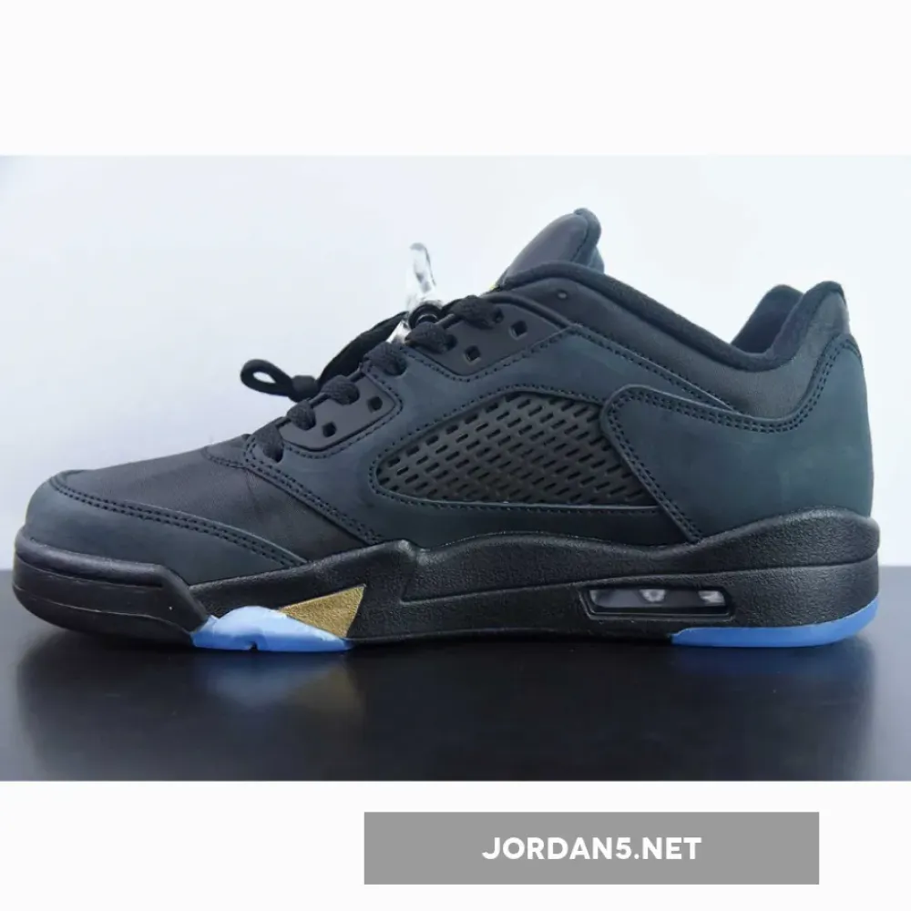 Air Jordan 5 Low “Wings” Black / Metallic Gold DJ1094-001