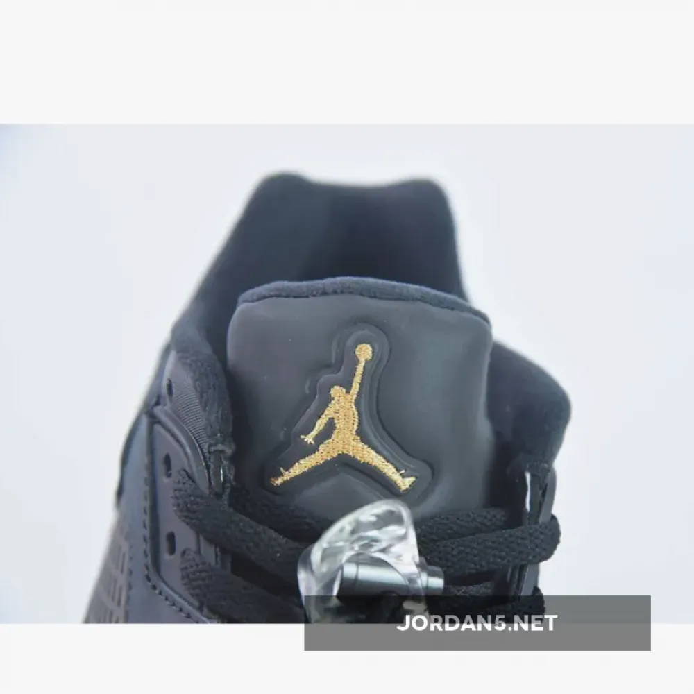 Air Jordan 5 Low “Wings” Black / Metallic Gold DJ1094-001