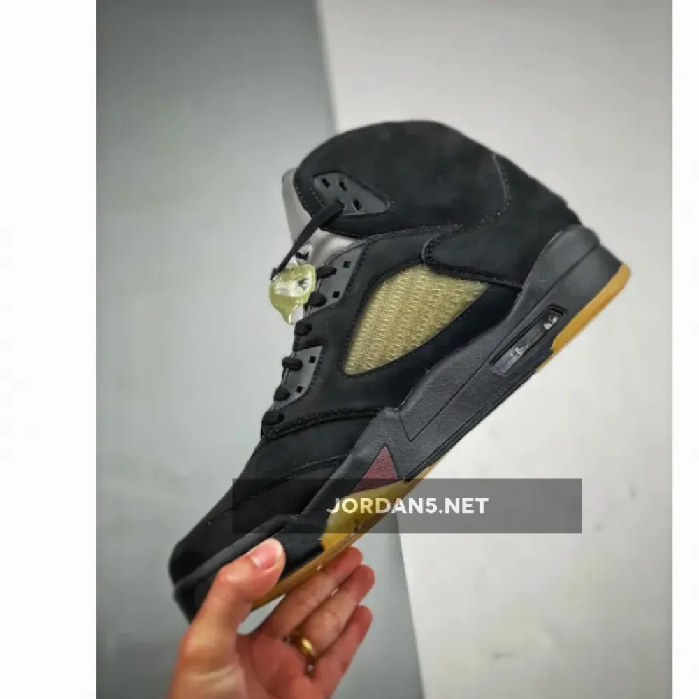 A Ma Maniére x Air Jordan 5 Black/Burgundy Crush  FD1330-001