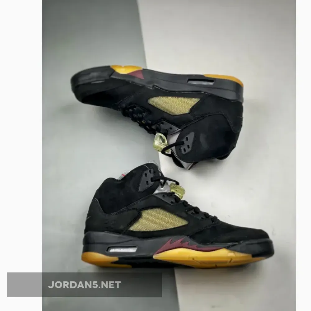 A Ma Maniére x Air Jordan 5 Black/Burgundy Crush  FD1330-001