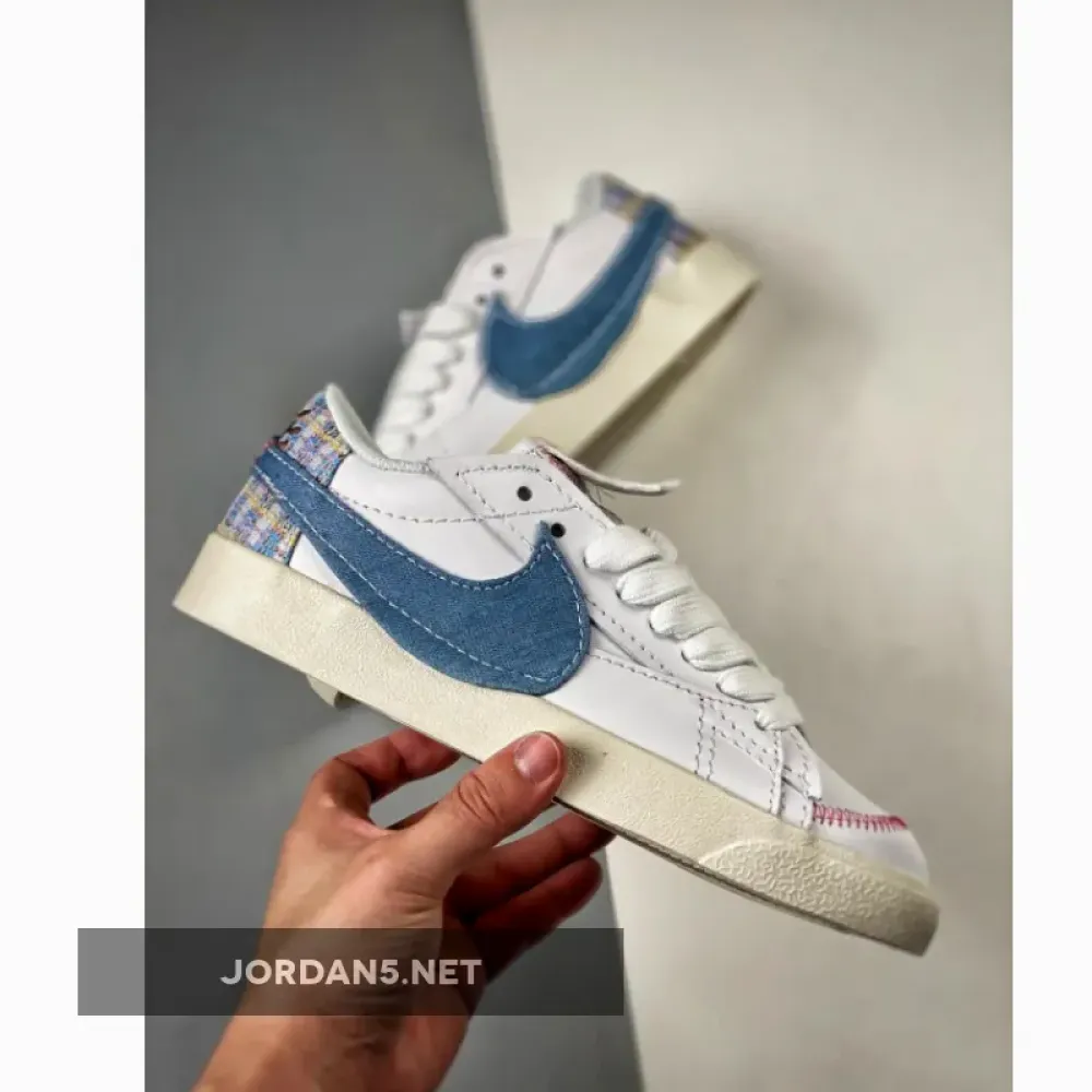 Nike Blazer Low Jumbo “Denim Swoosh”  FJ7741-141