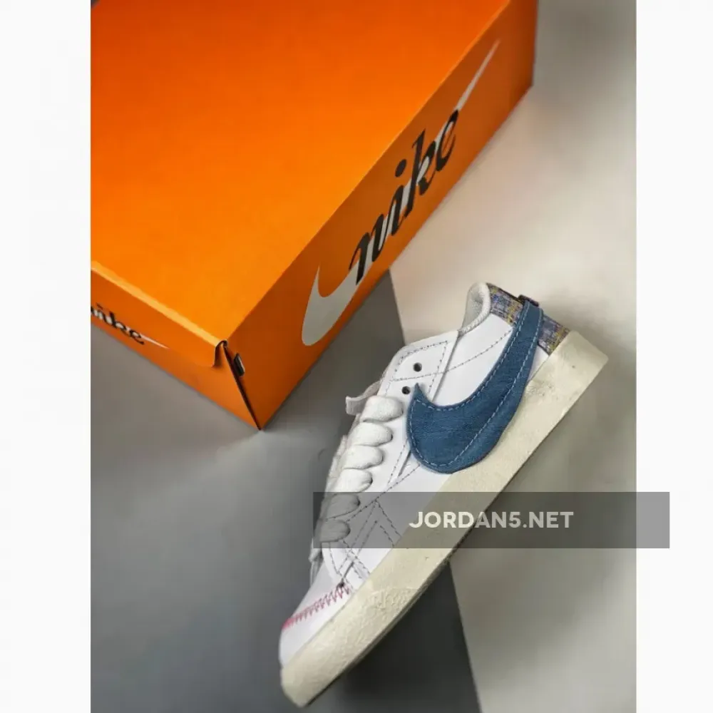 Nike Blazer Low Jumbo “Denim Swoosh”  FJ7741-141