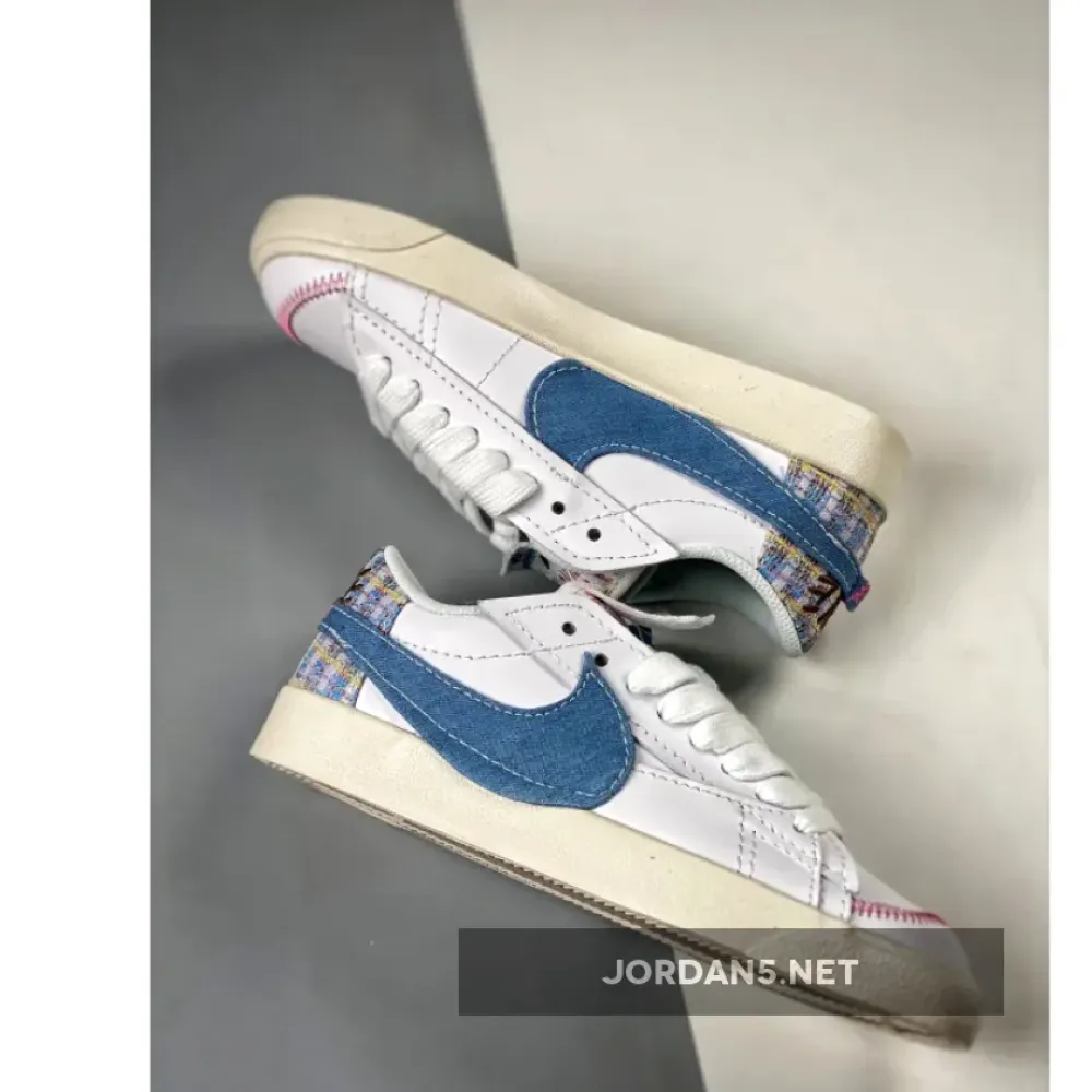 Nike Blazer Low Jumbo “Denim Swoosh”  FJ7741-141