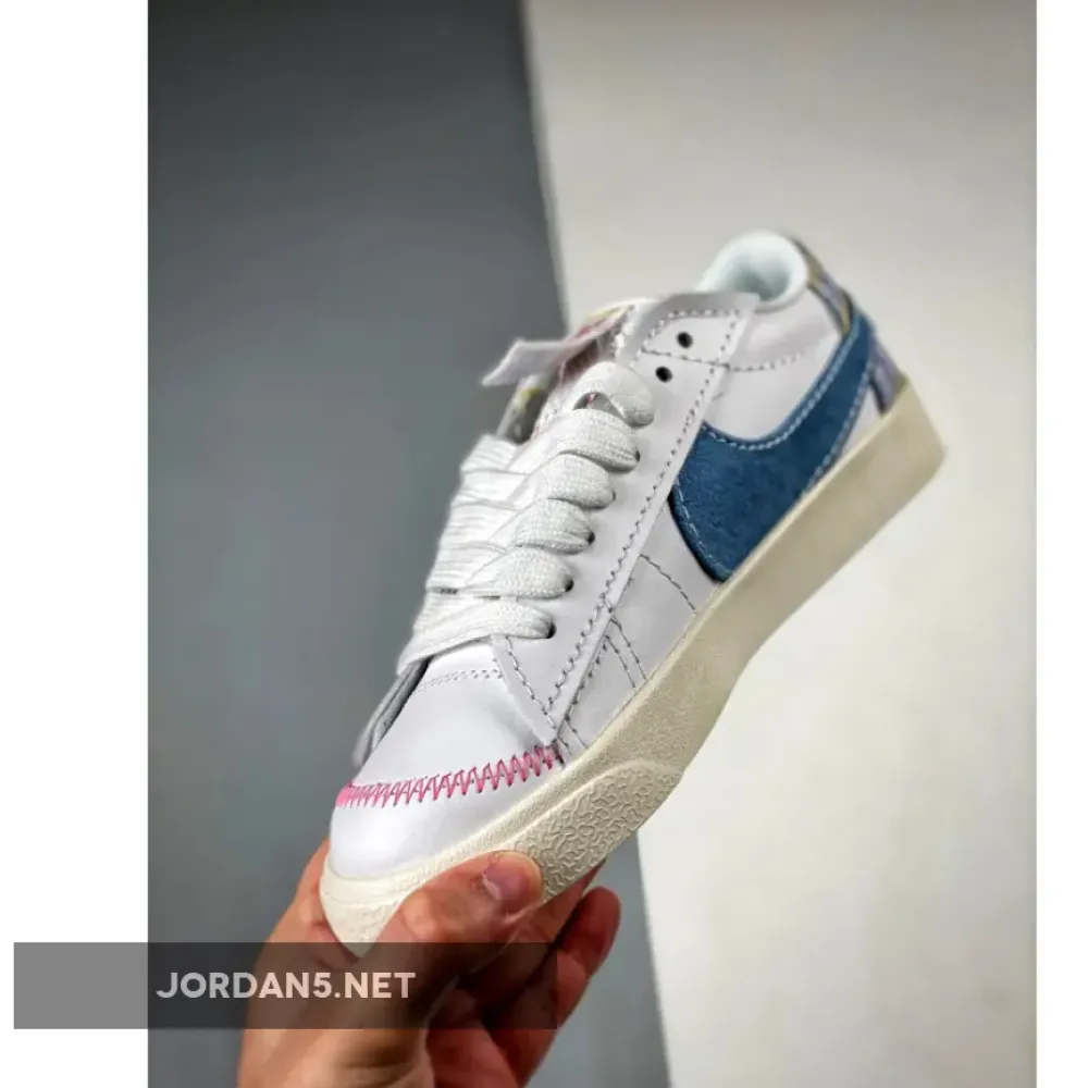 Nike Blazer Low Jumbo “Denim Swoosh”  FJ7741-141