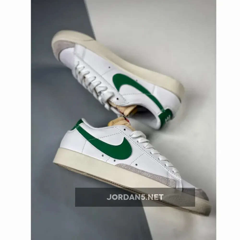 Nike Blazer Low 77 Vintage White Pine Green  DA6364-115