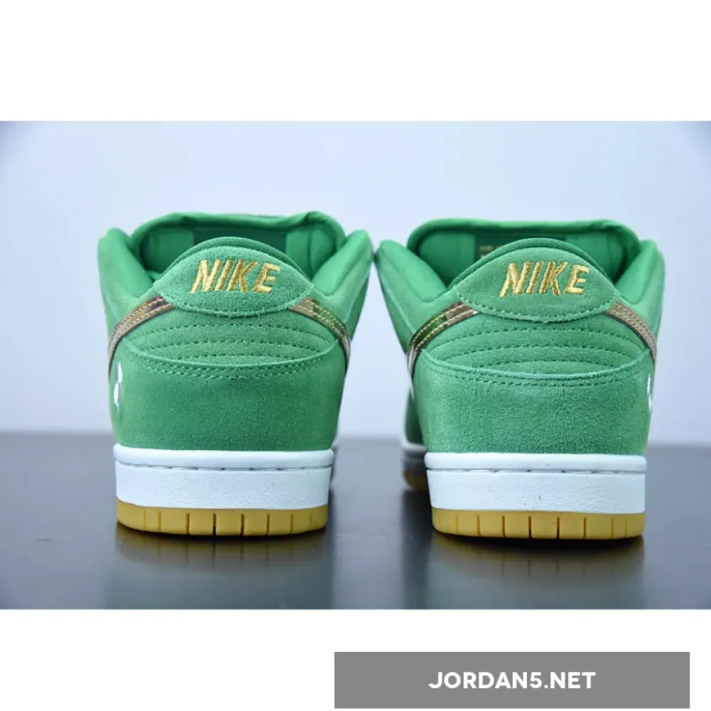 Nike SB Dunk Low “St. Patrick’s Day” Lucky Green/Gold  BQ6817-303