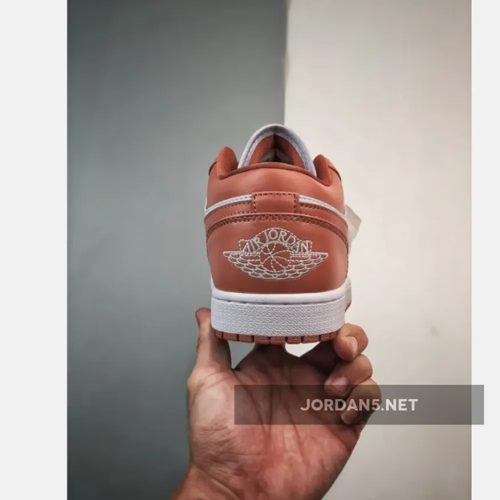 Air Jordan 1 Low Pure Platinum/Sky J Orange-White  DC0774-080