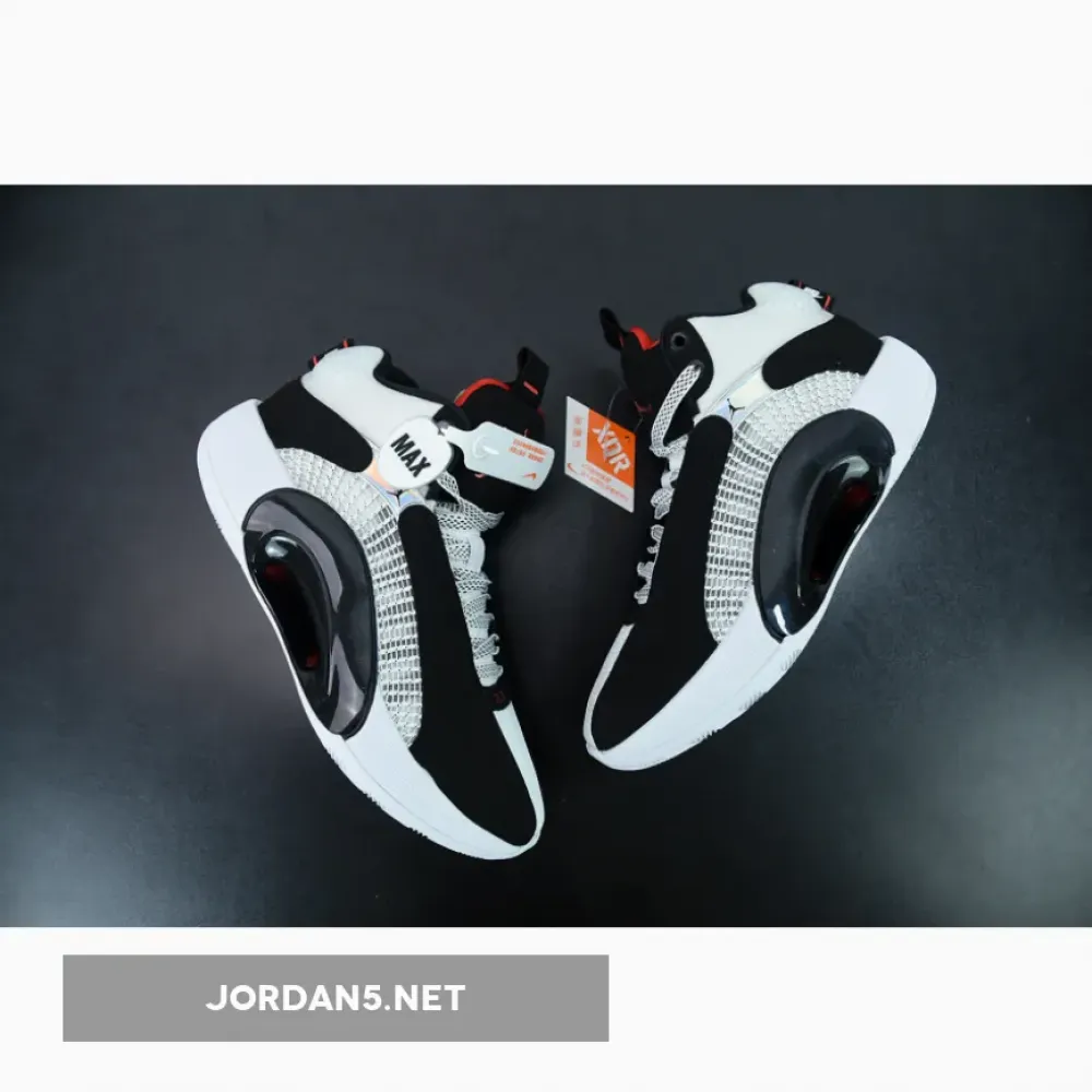 Air Jordan 35 ‘DNA’ White/Black-Fire Red  CQ4227-001