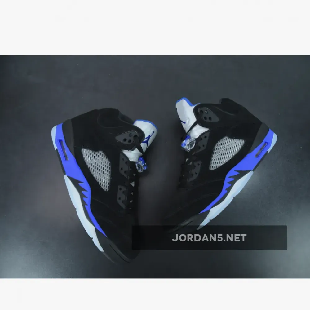 Air Jordan 5 Black/Racer Blue-Reflective Silver  CT4838-004