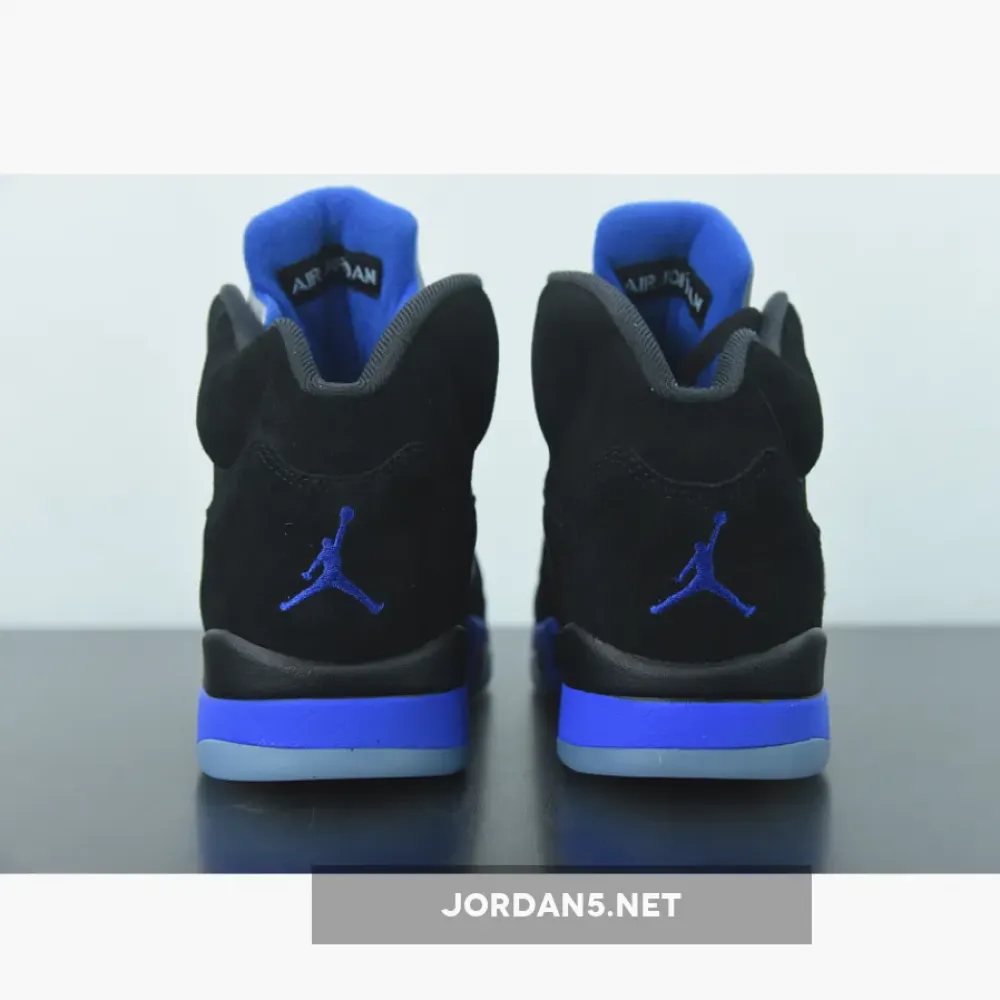 Air Jordan 5 Black/Racer Blue-Reflective Silver  CT4838-004
