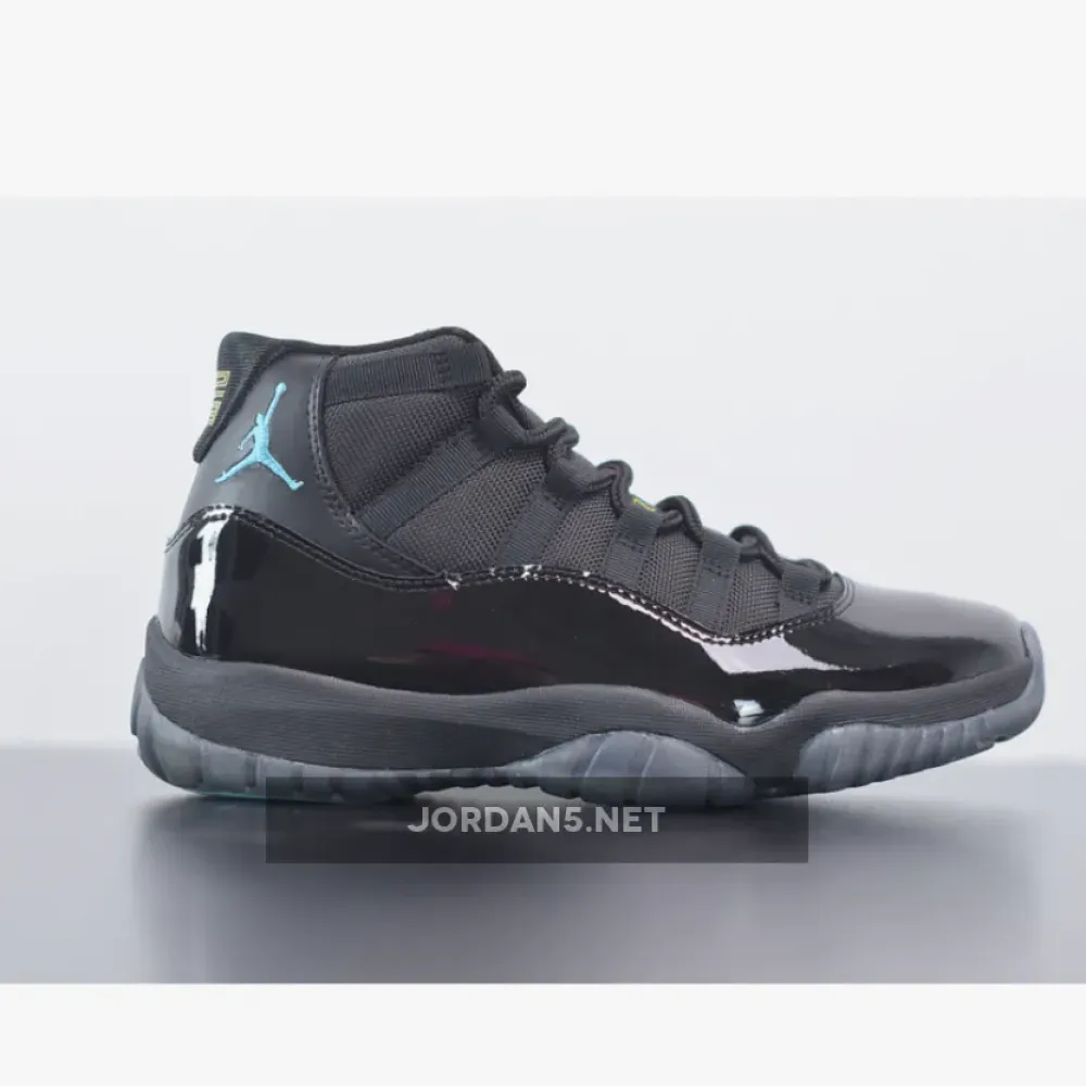 Air Jordan 11 Retro Black/Gamma Blue-Black-Varsity Maize  378037-006