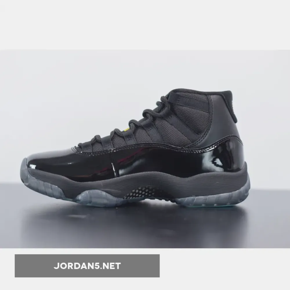 Air Jordan 11 Retro Black/Gamma Blue-Black-Varsity Maize  378037-006