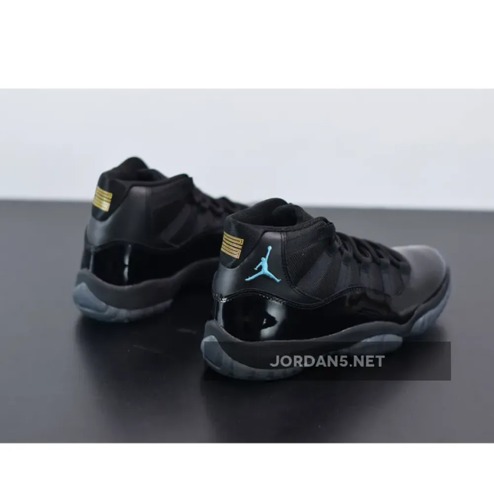 Air Jordan 11 Retro Black/Gamma Blue-Black-Varsity Maize  378037-006