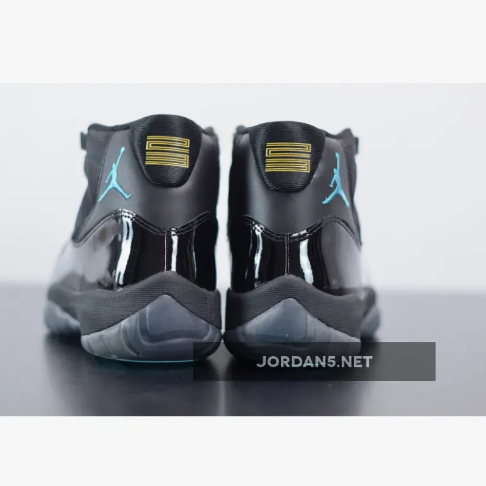 Air Jordan 11 Retro Black/Gamma Blue-Black-Varsity Maize  378037-006
