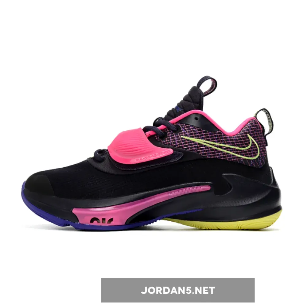 Nike Zoom Freak 3 Cave Purple/Light Lemon Twist/Pink Blast DA0694-500