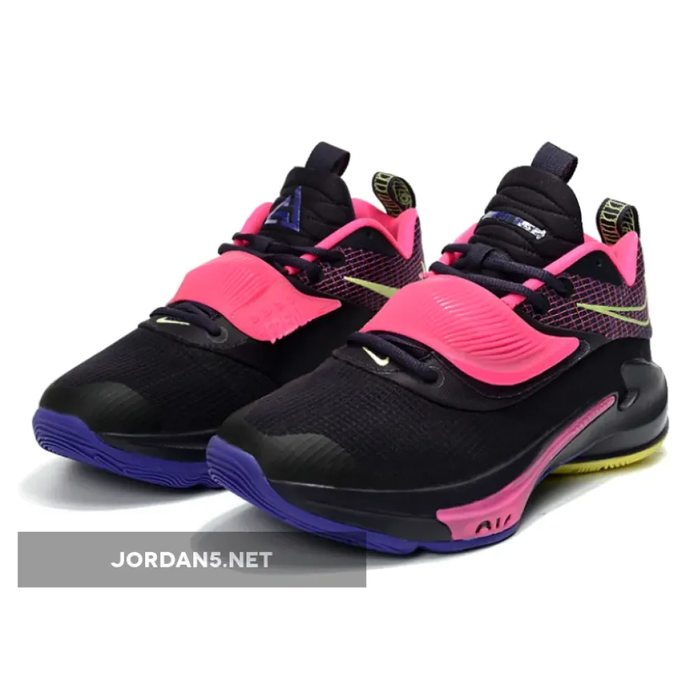 Nike Zoom Freak 3 Cave Purple/Light Lemon Twist/Pink Blast DA0694-500