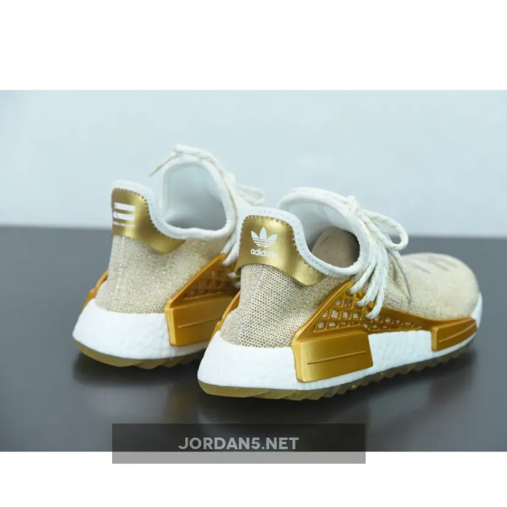 Pharrell x adidas NMD Hu Happy Gold  F99762