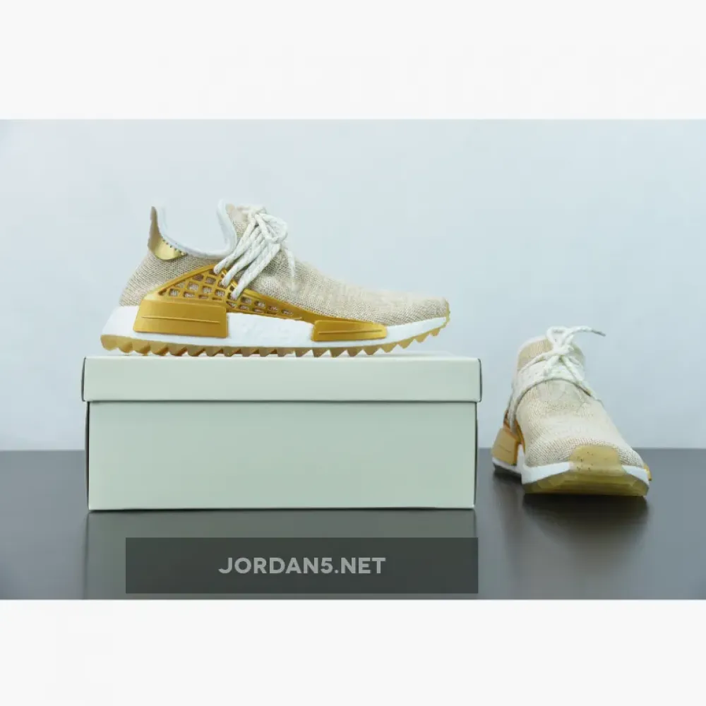 Pharrell x adidas NMD Hu Happy Gold  F99762