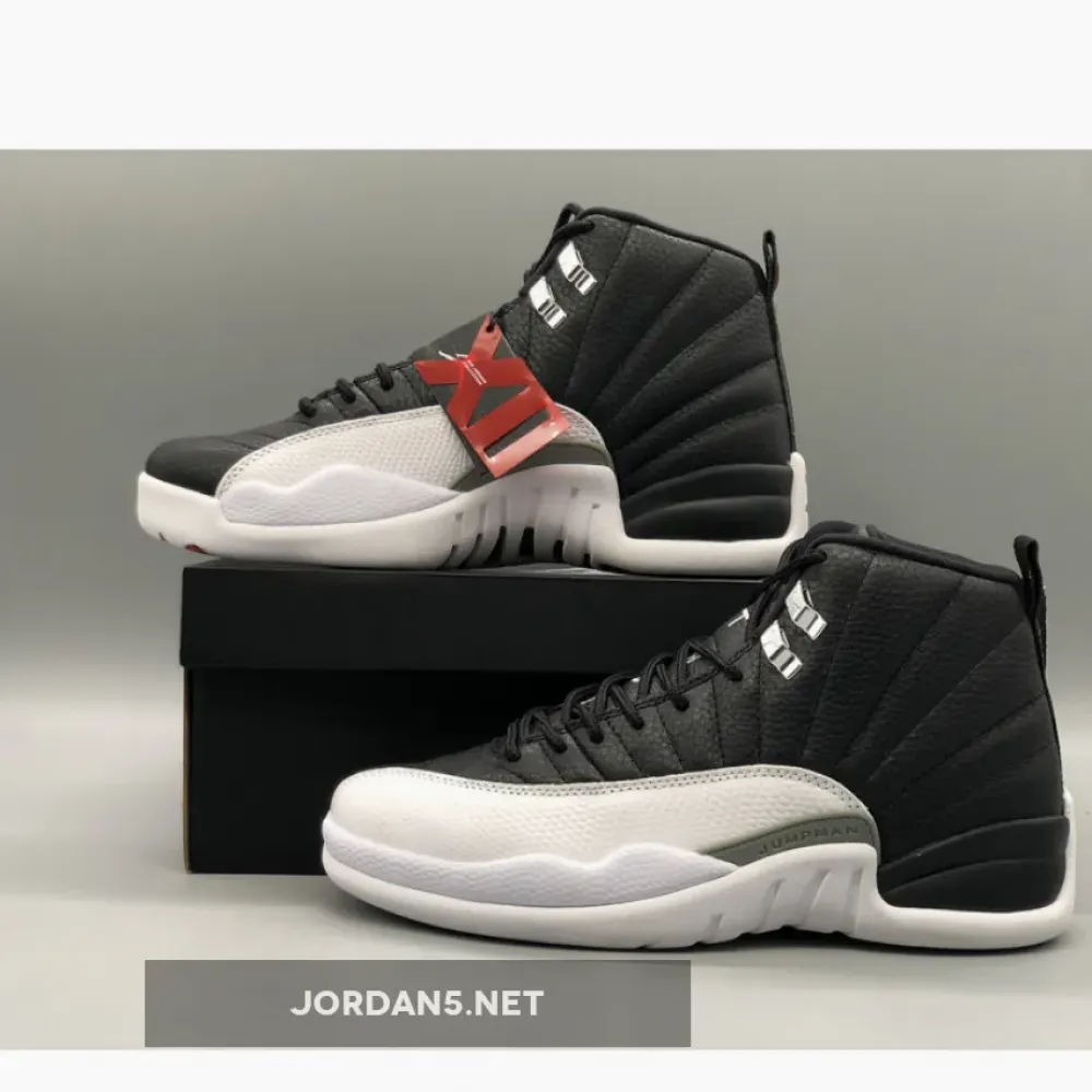 Air Jordan 12 “Playoffs” Black/Varsity Red-White  CT8013-006