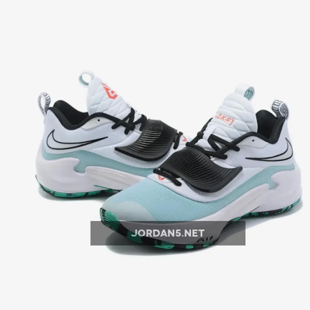 Nike Zoom Freak 3 Black White Blue  DA0695-101