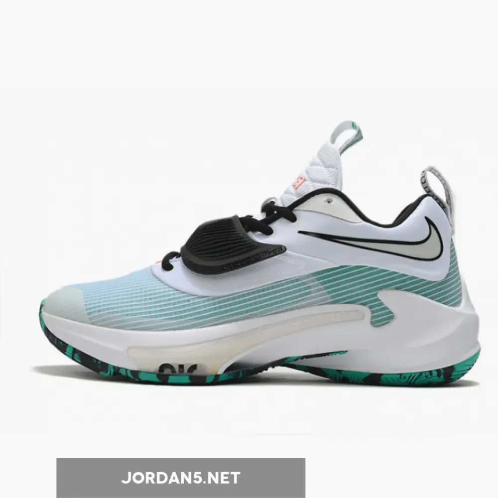 Nike Zoom Freak 3 Black White Blue  DA0695-101