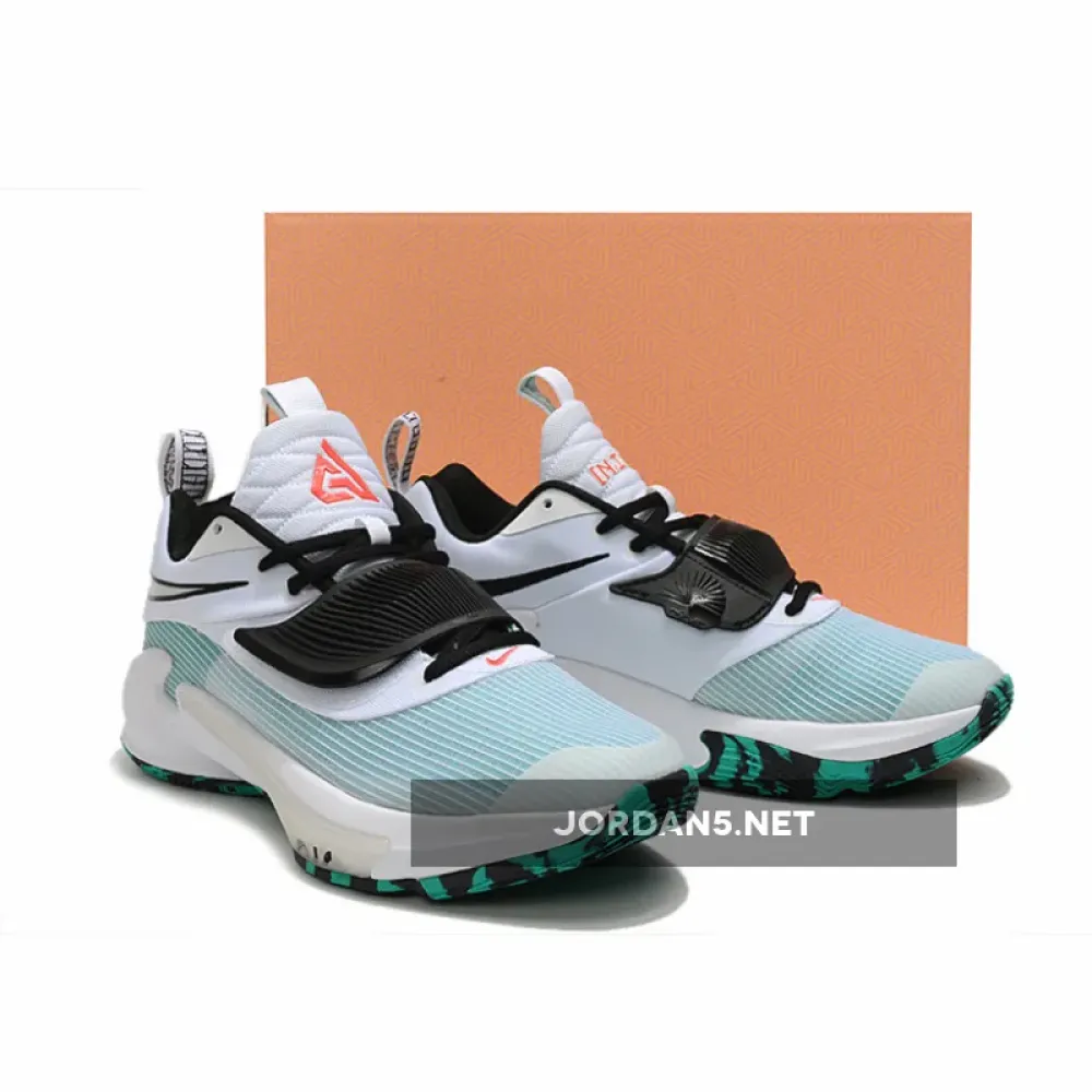 Nike Zoom Freak 3 Black White Blue  DA0695-101