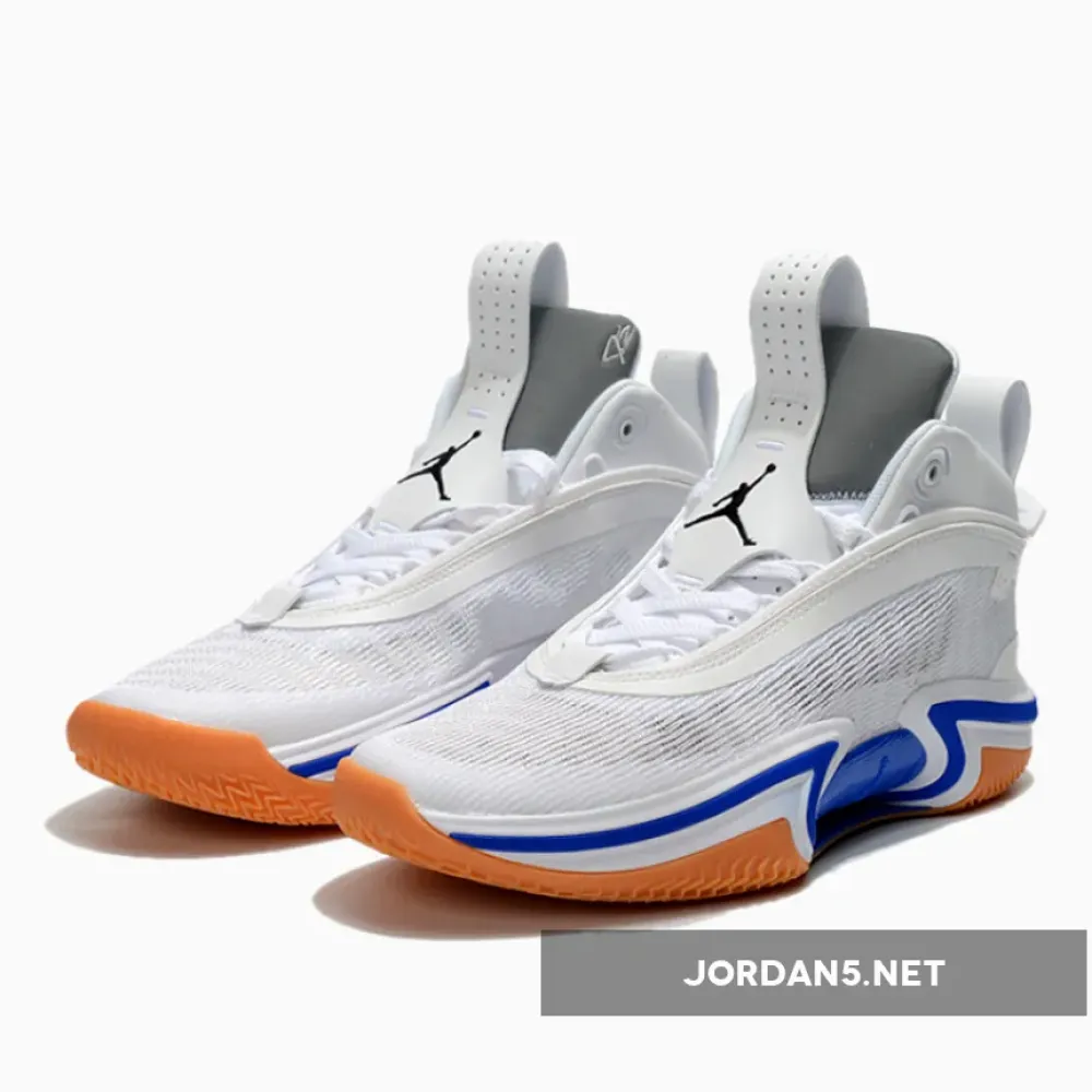 Air Jordan 36 White Blue