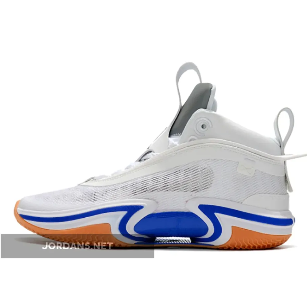 Air Jordan 36 White Blue