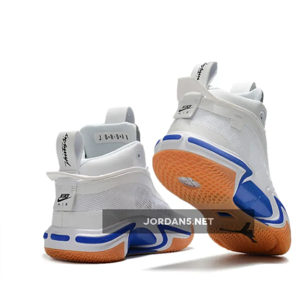 Air Jordan 36 White Blue