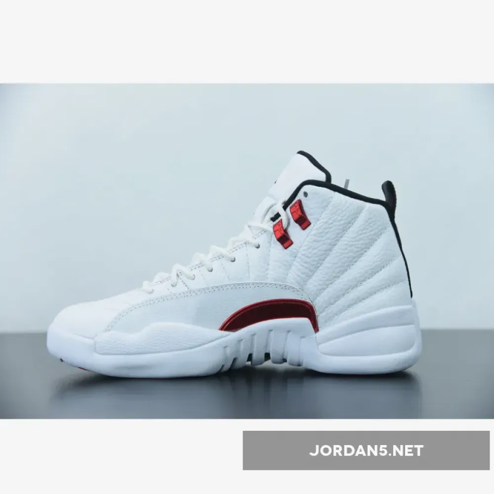 Air Jordan 12 “Twist” White/University Red-Black  CT8013-106