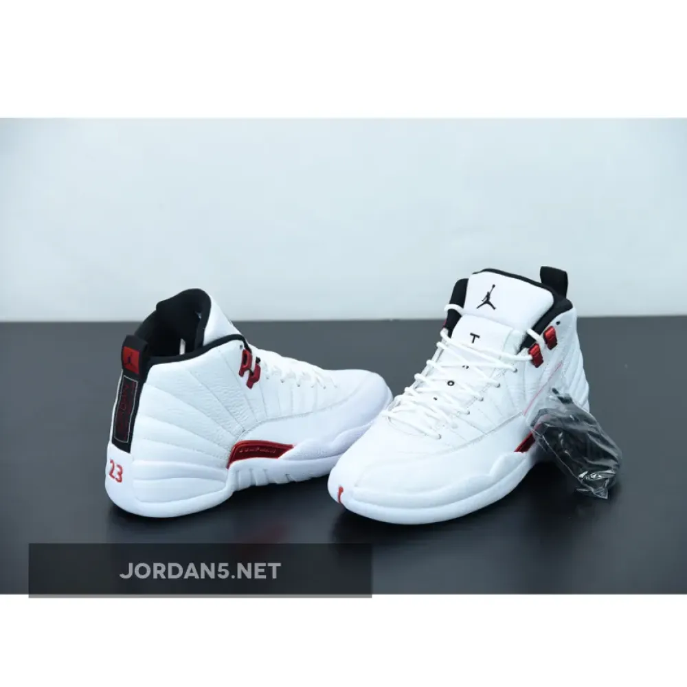 Air Jordan 12 “Twist” White/University Red-Black  CT8013-106