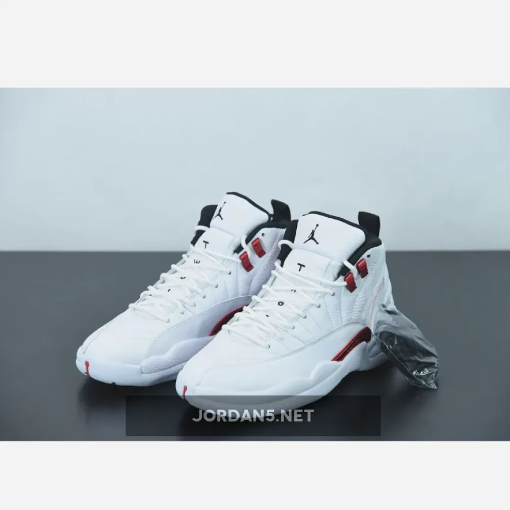 Air Jordan 12 “Twist” White/University Red-Black  CT8013-106