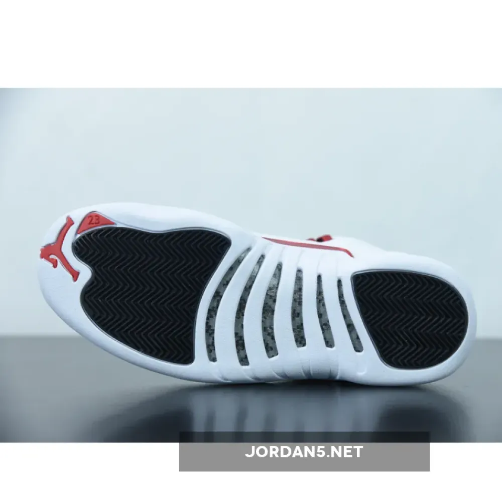 Air Jordan 12 “Twist” White/University Red-Black  CT8013-106