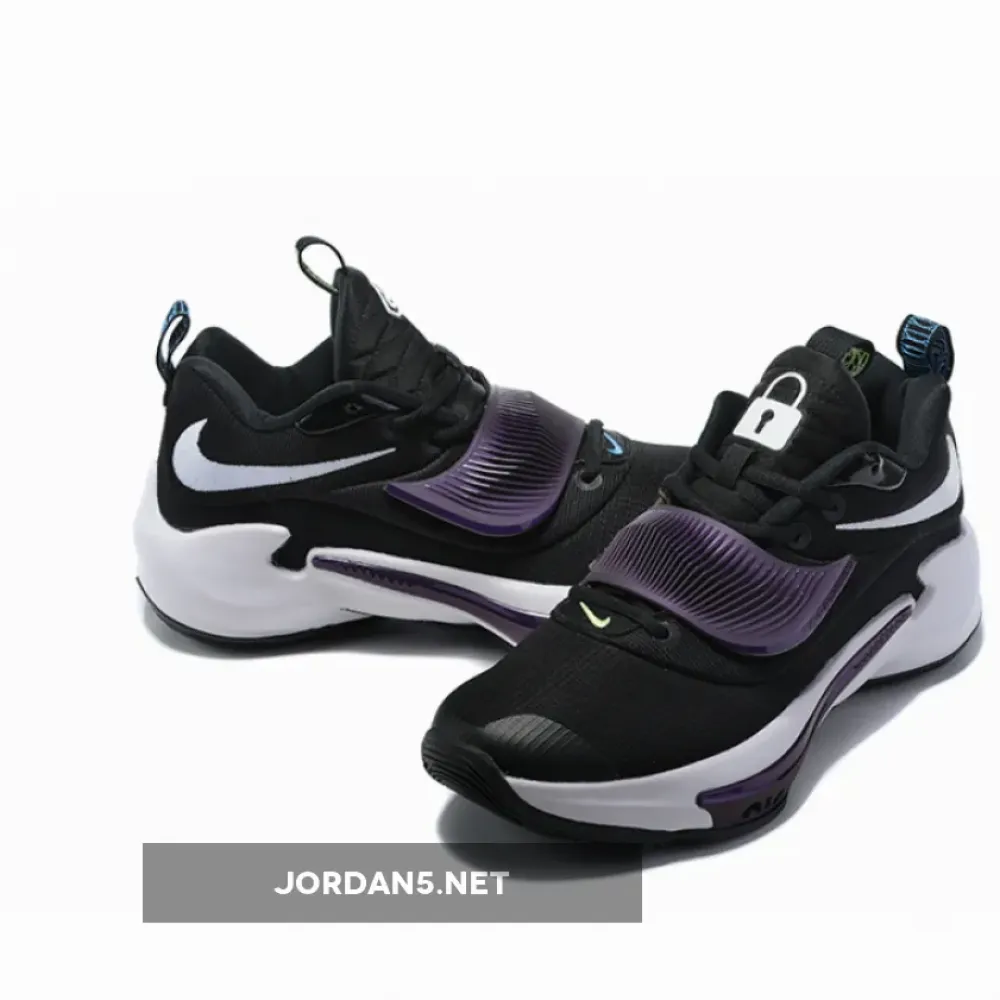 Nike Zoom Freak 3 “Project 34” Black/Light Photo Blue-White  DA0695-001