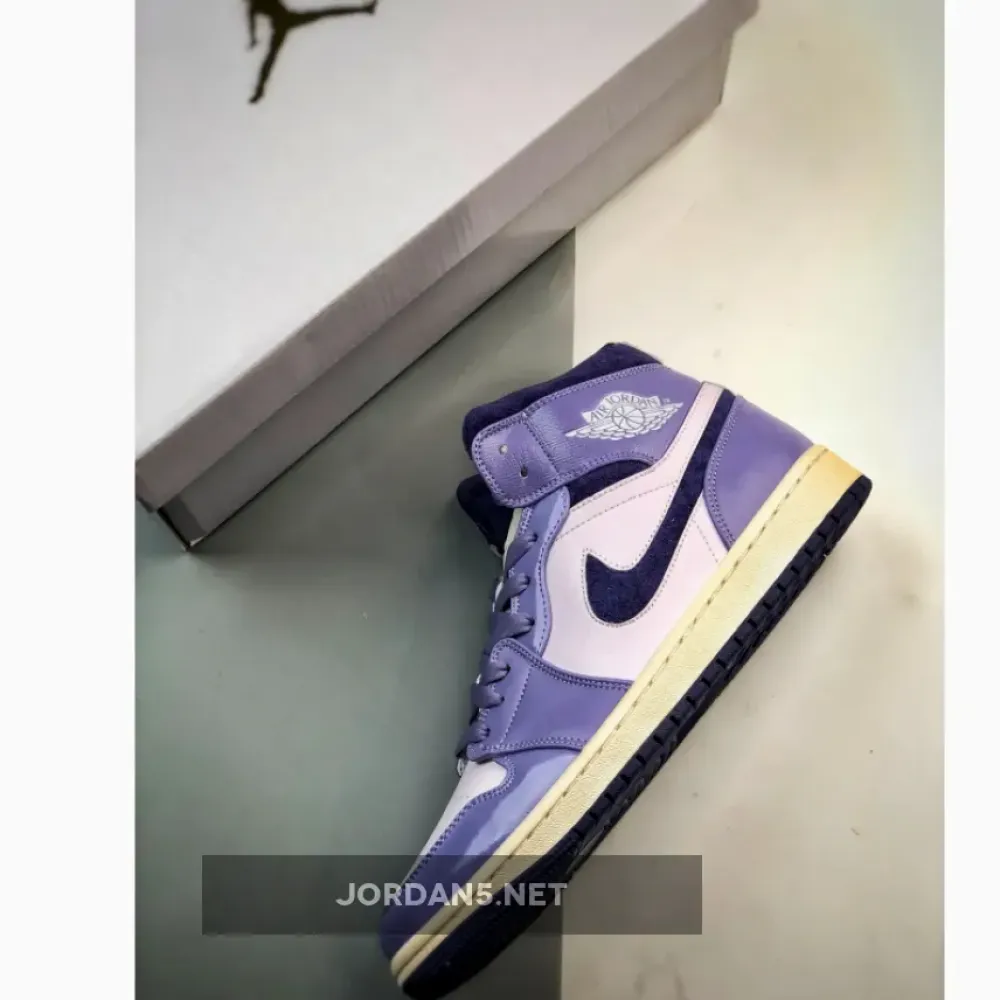 Air Jordan 1 Mid Sky J Purple/Barely Grape-Guava Ice  DZ3745-500
