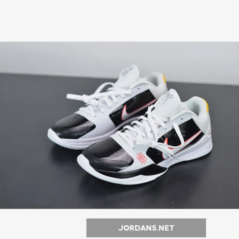 Nike Kobe 5 Protro “Alternate Bruce Lee” White/Black-Comet Red CD4991-101