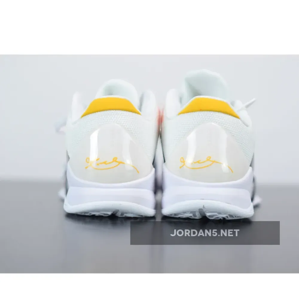 Nike Kobe 5 Protro “Alternate Bruce Lee” White/Black-Comet Red CD4991-101