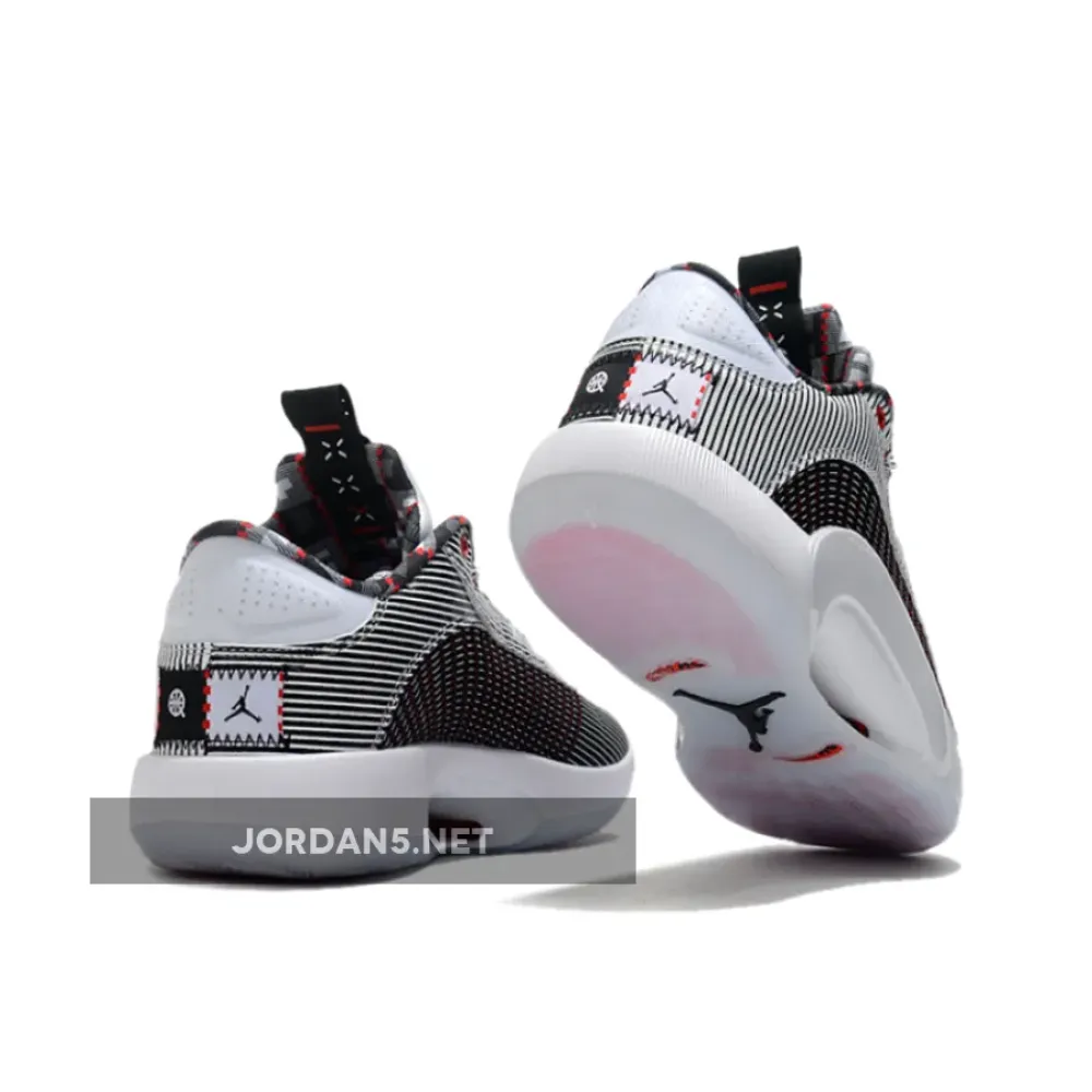 Air Jordan 35 Low “Quai 54” White/Black-University Red  DJ2830-106