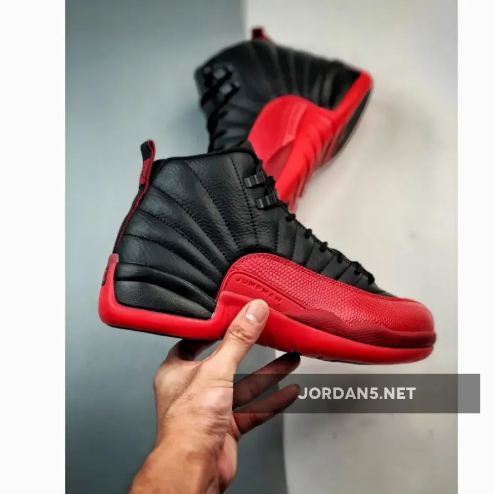 Air Jordan 12 “Flu Game” Black/Varsity Red  130690-002