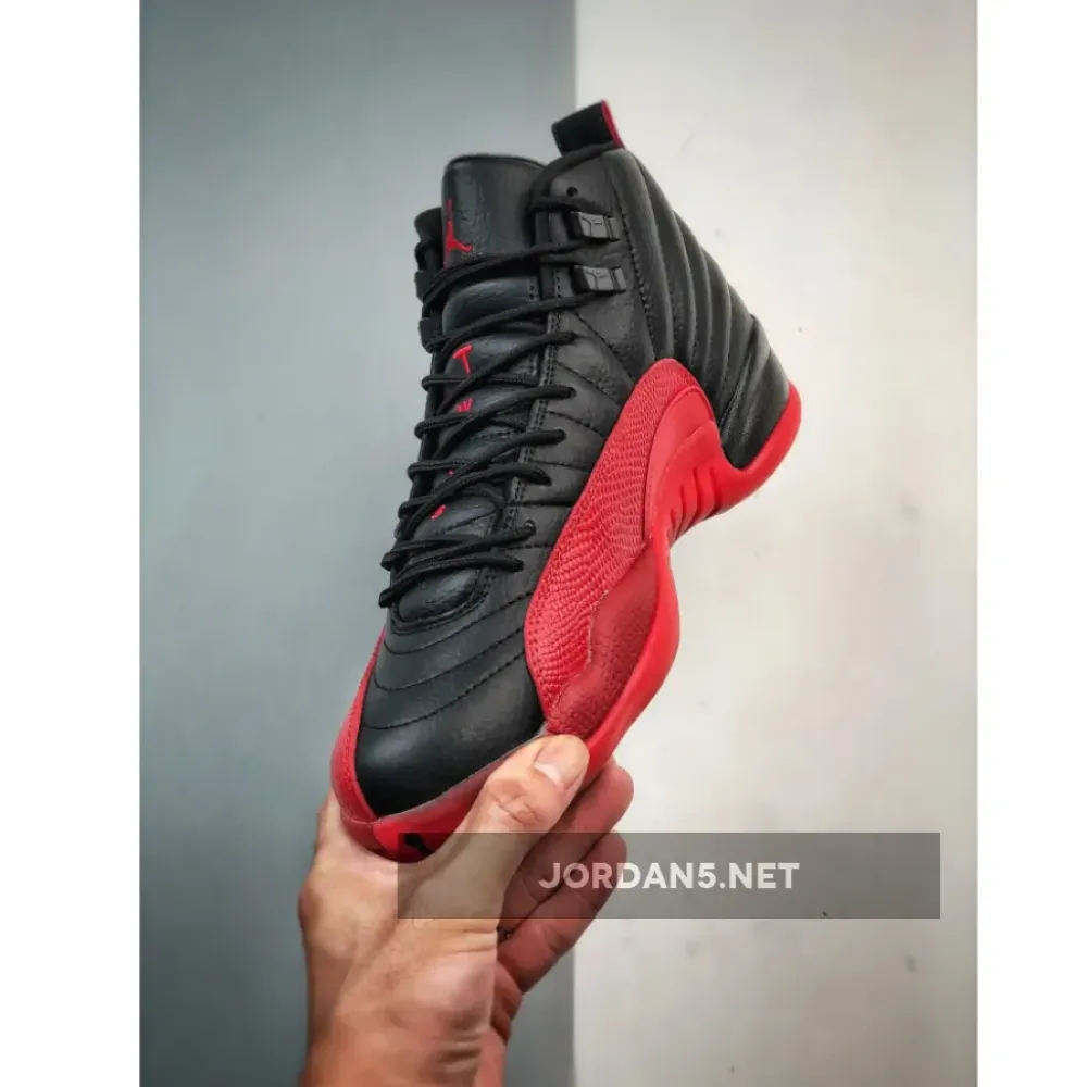 Air Jordan 12 “Flu Game” Black/Varsity Red  130690-002