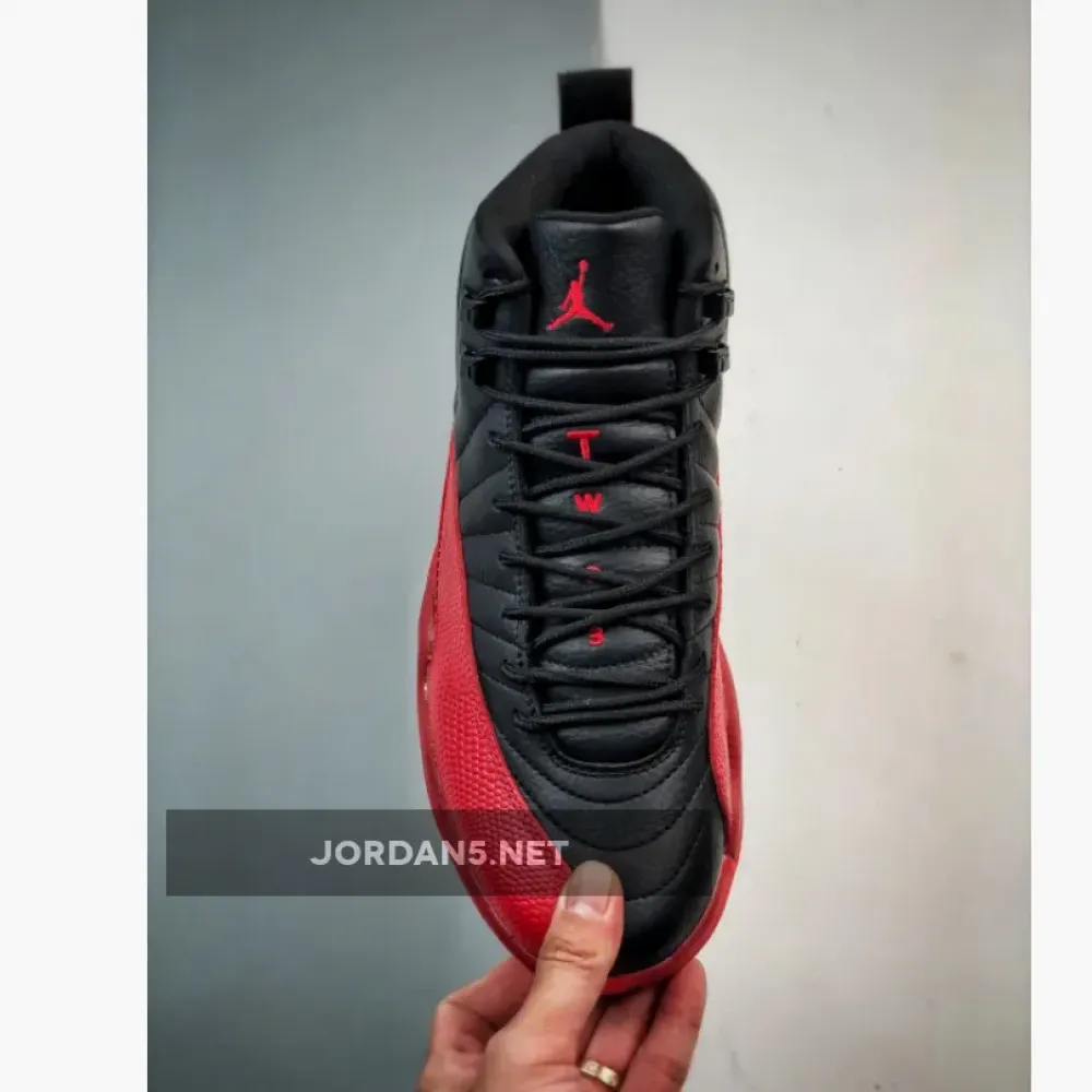 Air Jordan 12 “Flu Game” Black/Varsity Red  130690-002