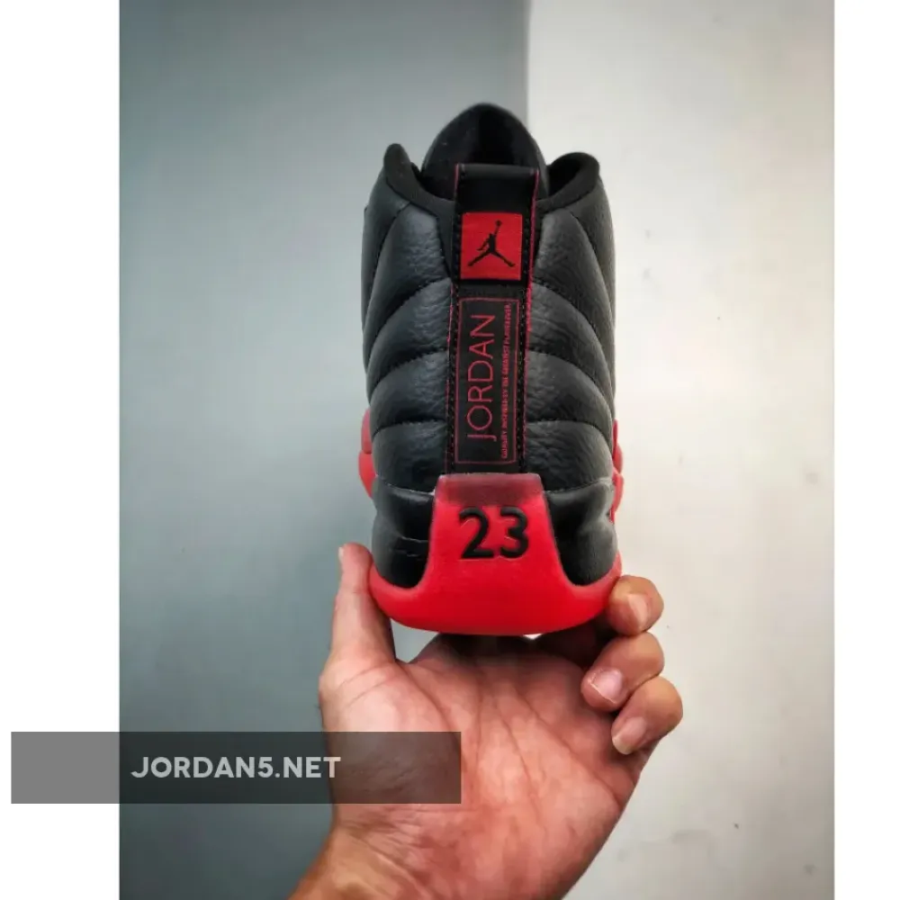 Air Jordan 12 “Flu Game” Black/Varsity Red  130690-002
