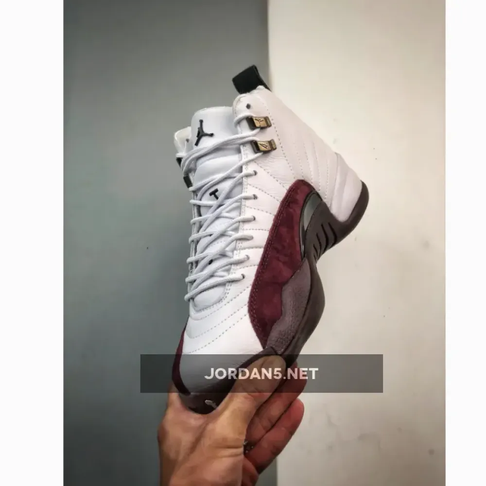 A Ma Maniére x Air Jordan 12 White/Black-Burgundy Crush  DV6989-100