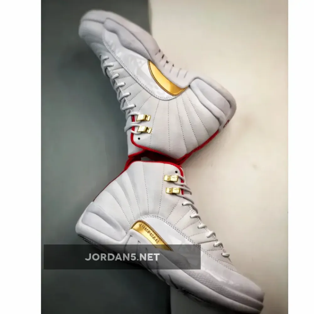 Air Jordan 12 “FIBA” White/Red-Metallic Gold 130690-107