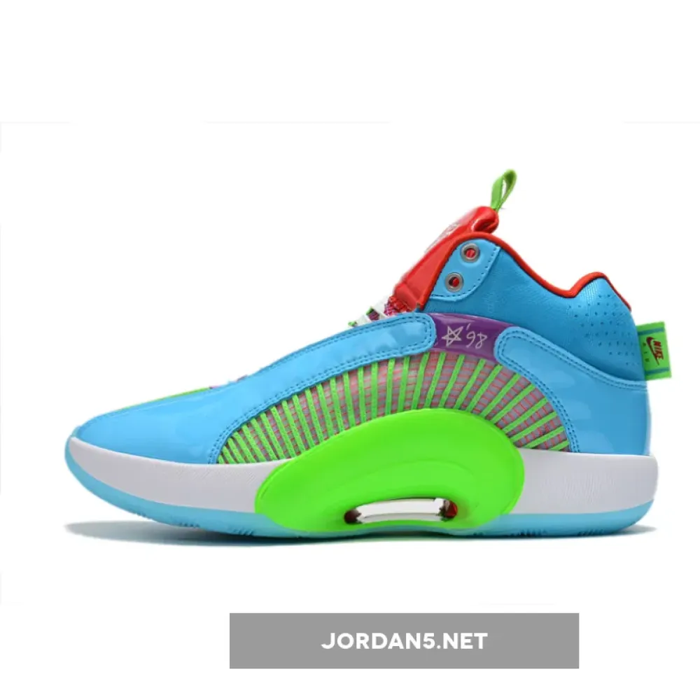 Jayson Tatum x Air Jordan 35 ‘Greatest Gift’ Blue Fury  DD3669-400